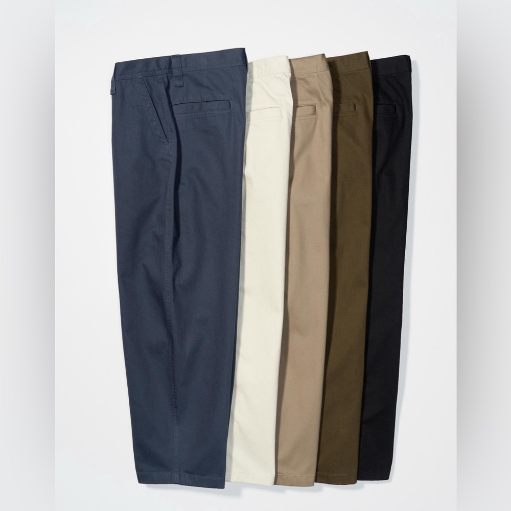 Uniqlo U Wide Fit Chinos (brown)